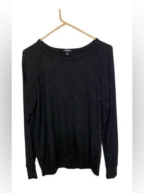 Buffalo David Bitton Black Long Sleeve Crewneck Sweater